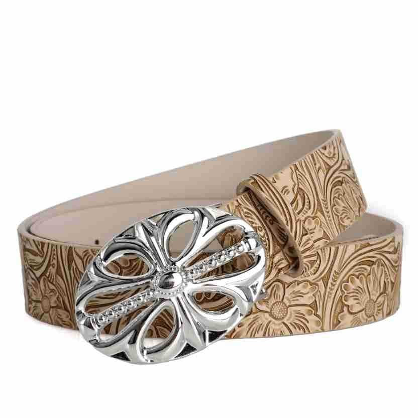 Western Denim Printed Belt