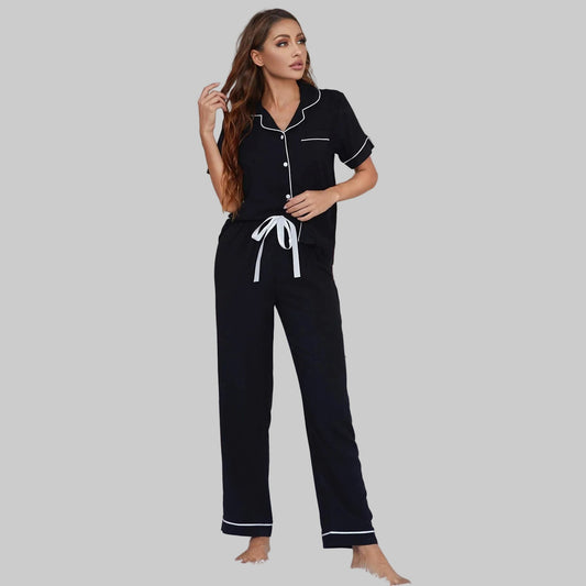 MARIEL– Lightweight Viscose Two-Piece Pajama Set