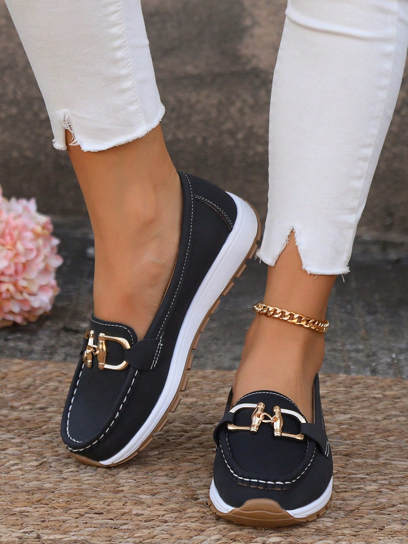 Mocassins Amalina En Daim