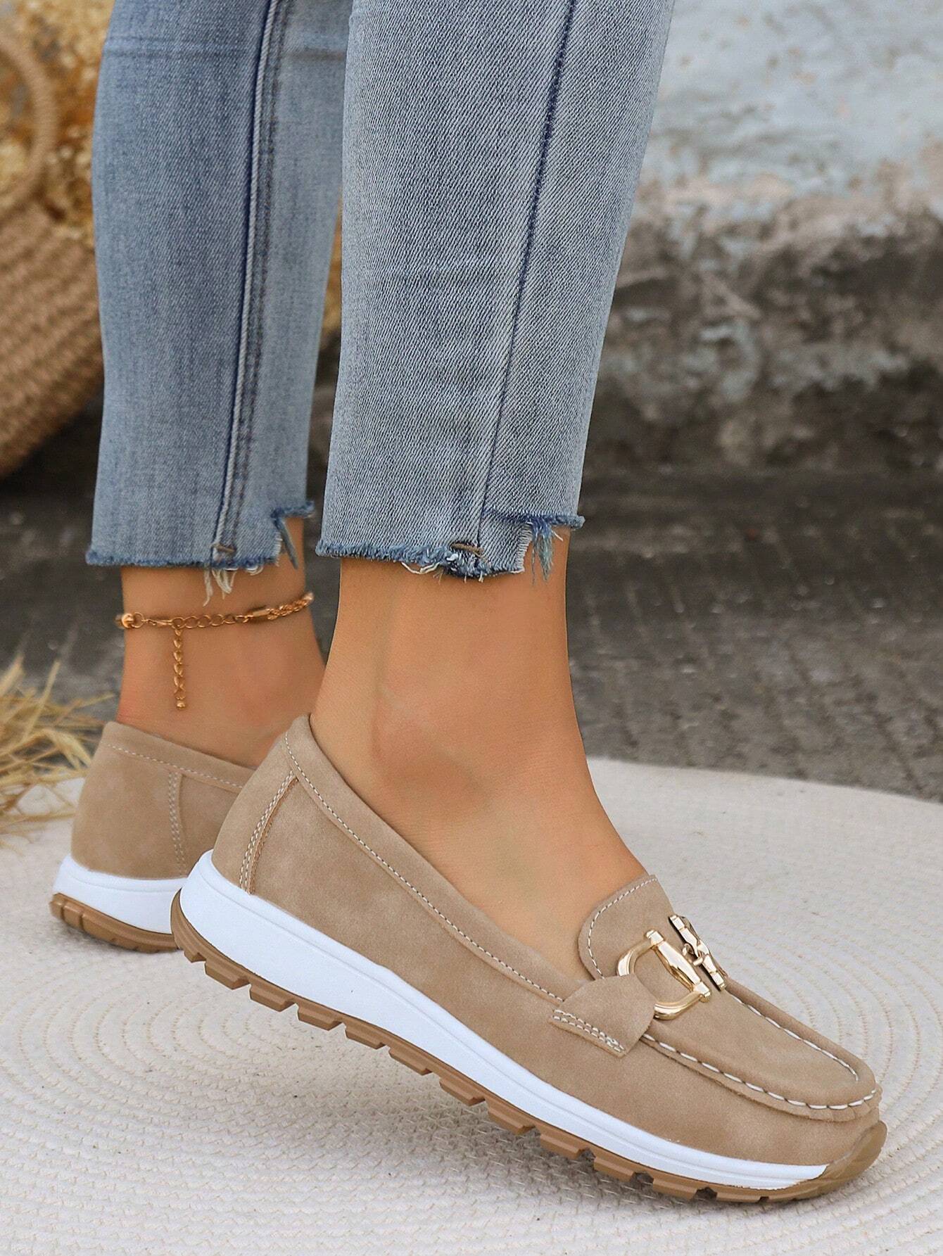 Mocassins Amalina En Daim