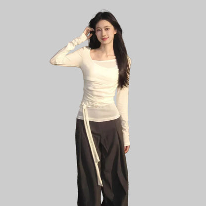 SERENA – IRREGULAR CUT ELEGANT TOP