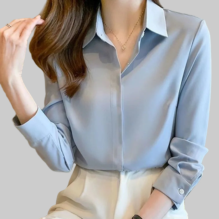 EVELYN – LONG & SHORT SLEEVE OFFICE SHIRT