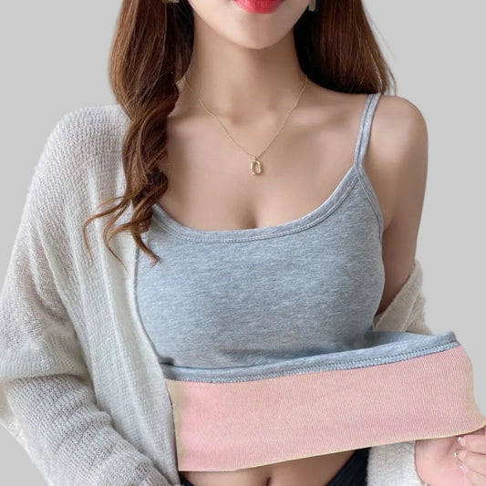 ISLA – Women’s Fleece-Lined Warm Camisole Top