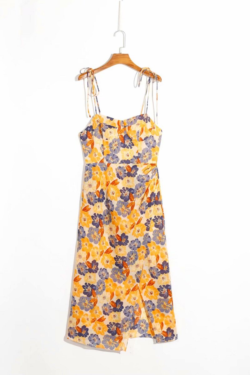 LIVIA – Floral A-Line Sleeveless Dress