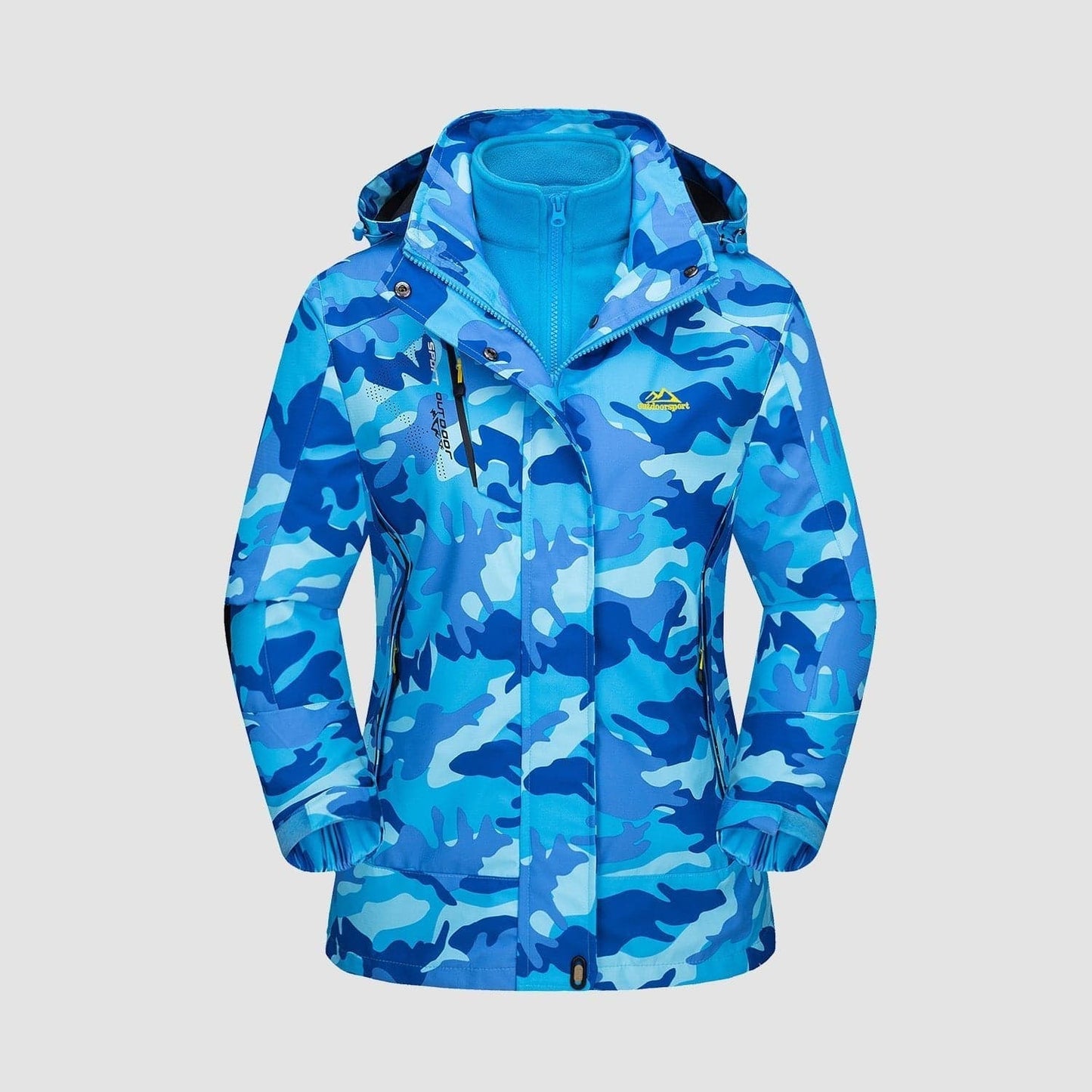 Manteau 3-en-1 Imperméable Avec Doublure En Polaire
