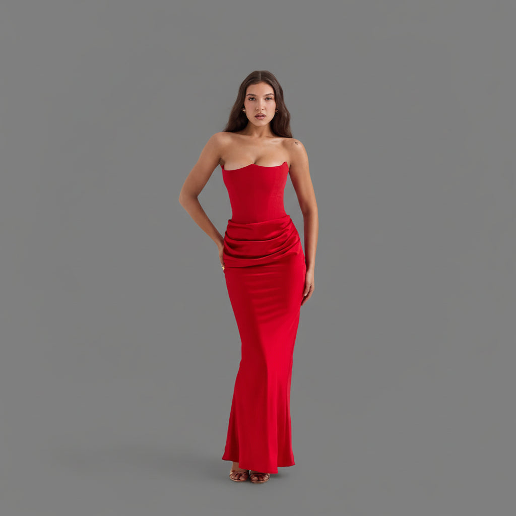 NOÉMIE – STRAPLESS MERMAID DRESS