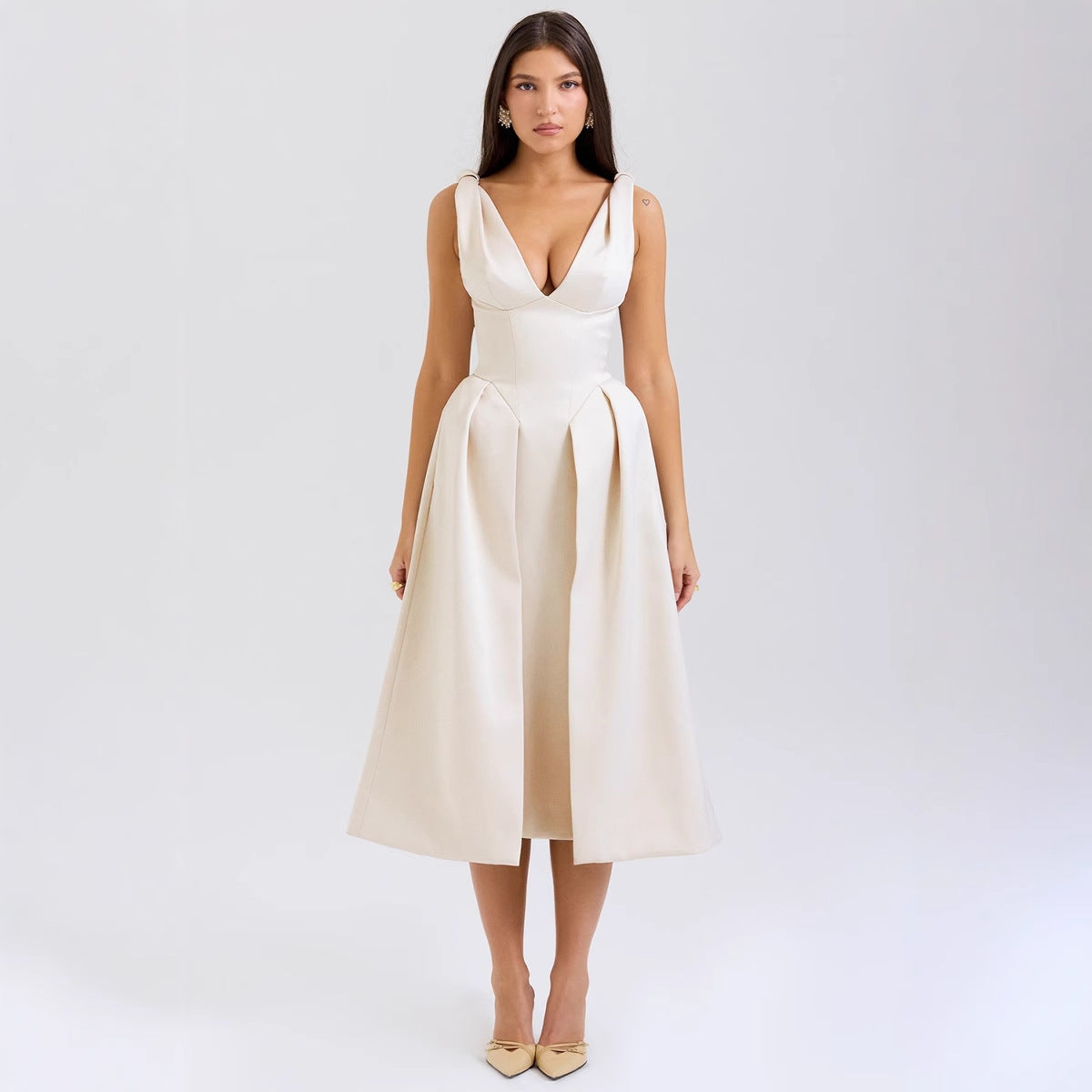 COLETTE – SLIM SUSPENDER DRESS