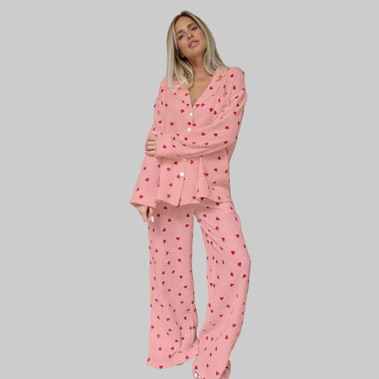 ELLA – Floral Print Cotton Sleepwear Set