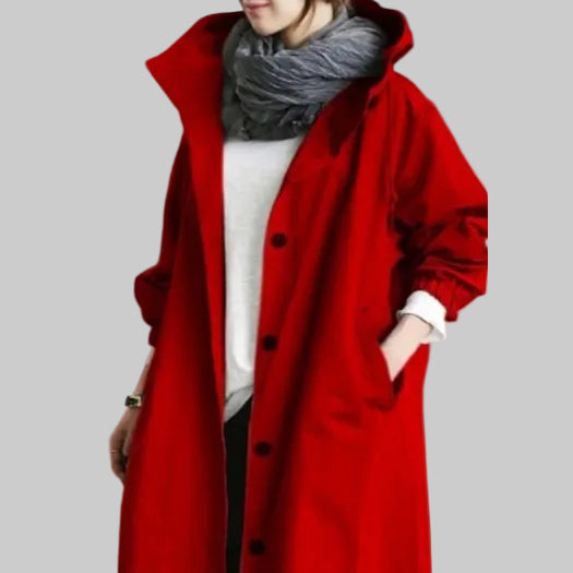 NADINE – MID-LENGTH COTTON TRENCH COAT