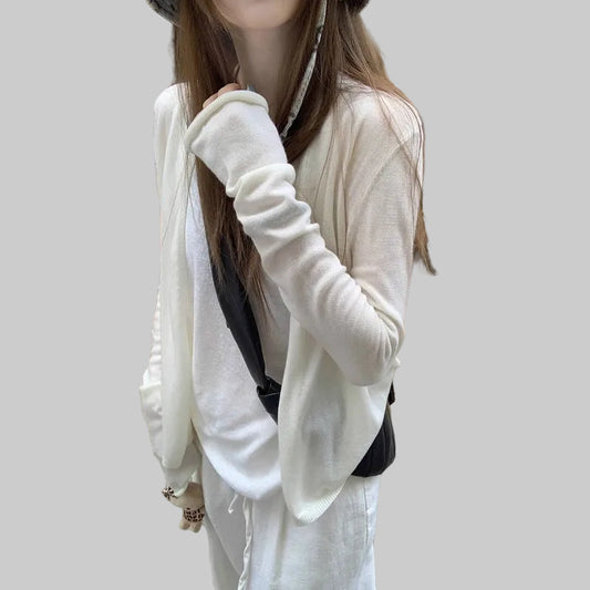 DAHILA – Women’s Lightweight Relaxed Knit Cardigan