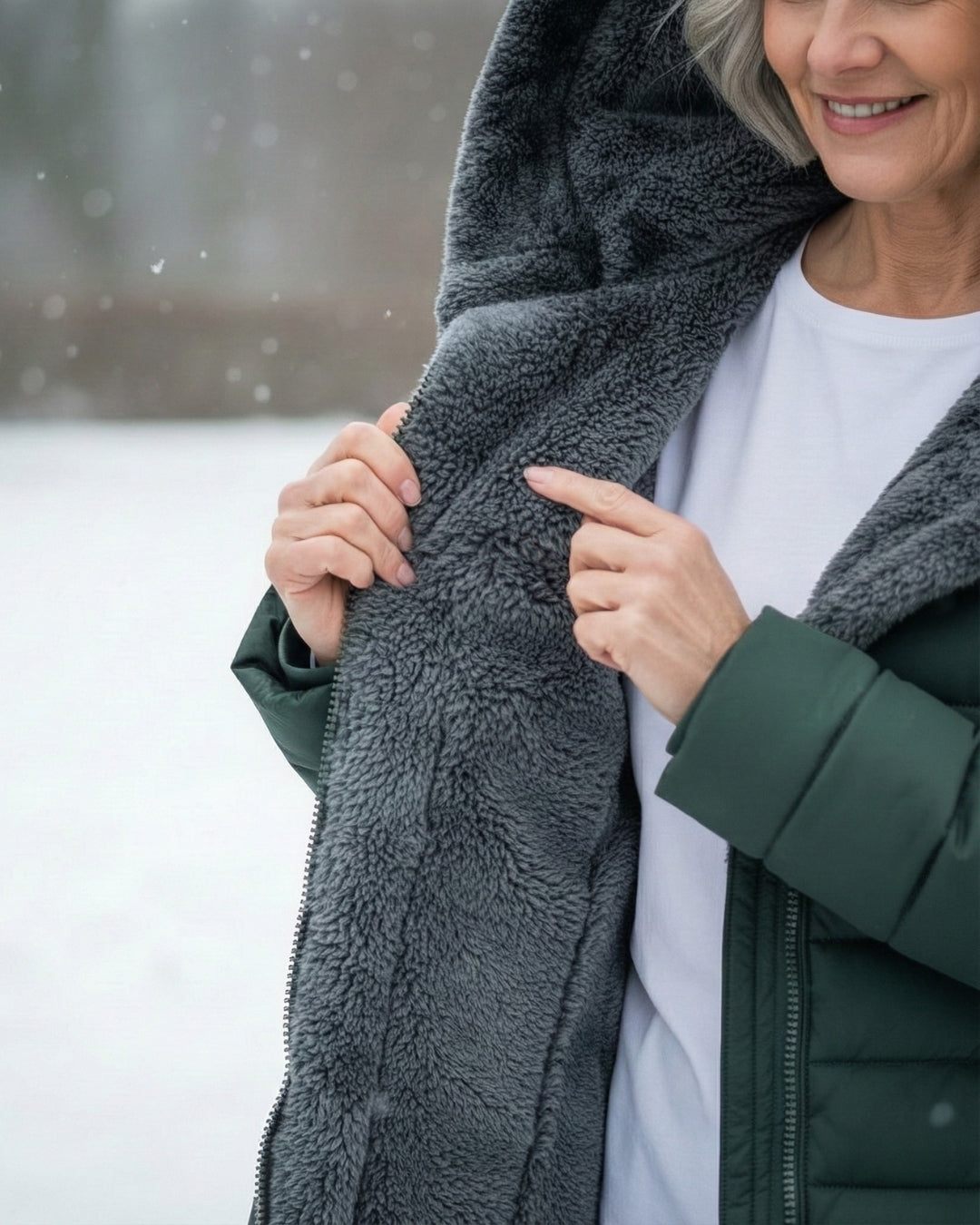 Manteau Maddy Matelassé Doublée En Polaire