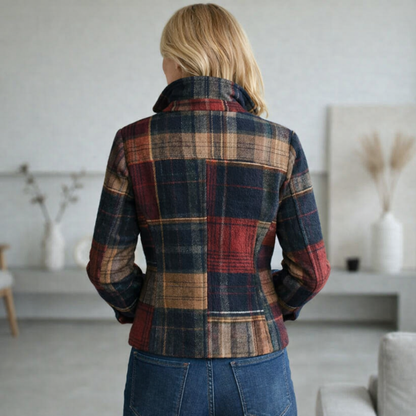 Veste Kellyn À Carreaux Avec Col