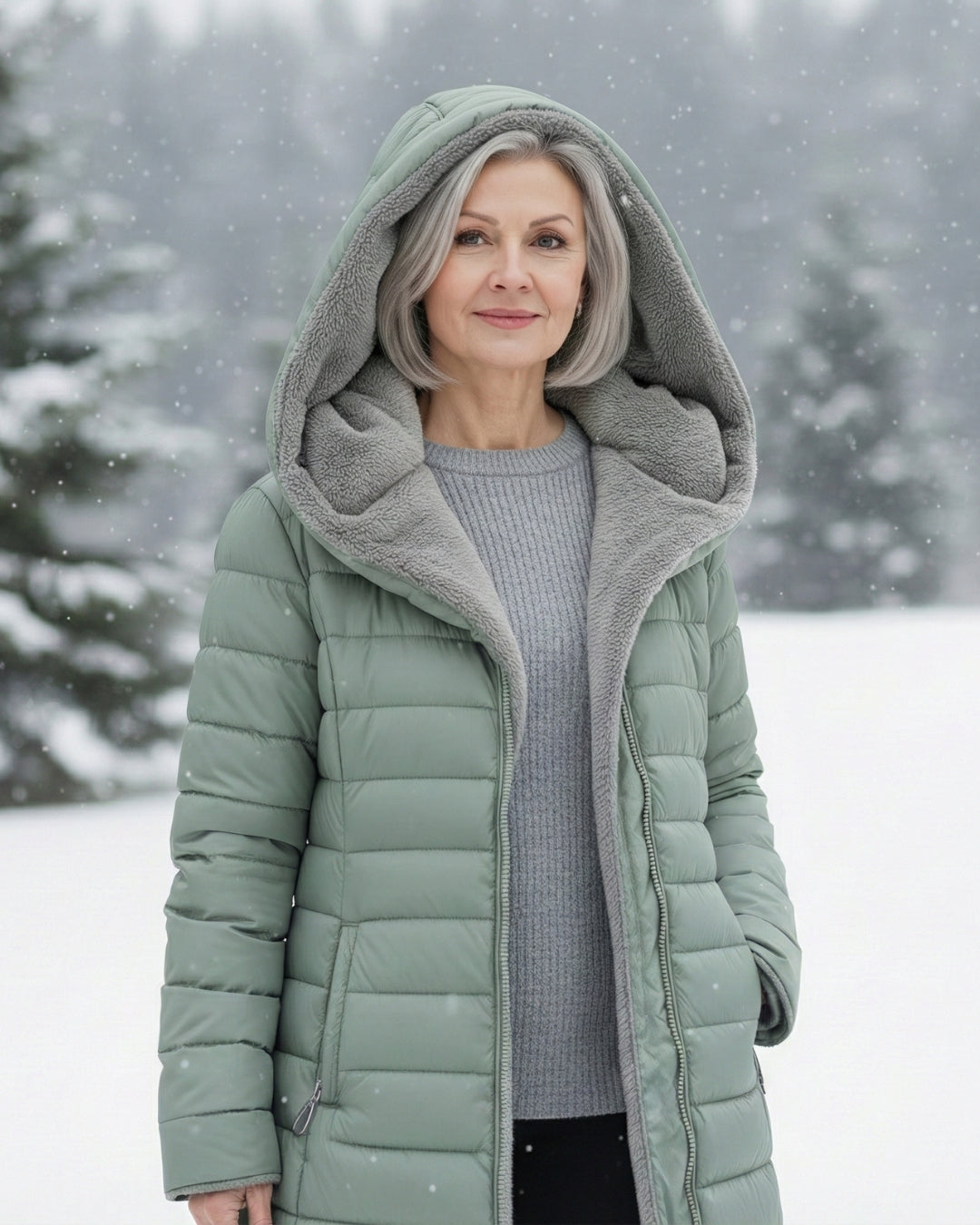 Manteau Maddy Matelassé Doublée En Polaire