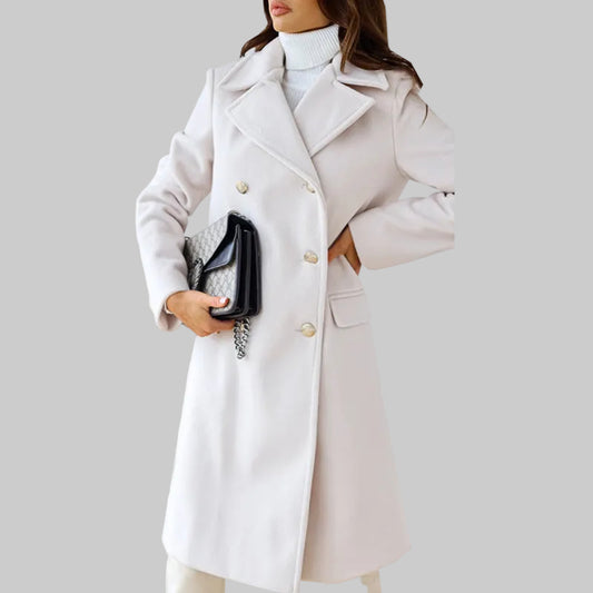 ELARA – Double-Breasted Wool Coat