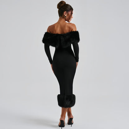 CÉLINE – ELEGANT LONG SLEEVE DRESS