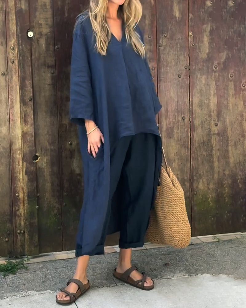 Ensemble Femme Deux Pièces Ample et Chic