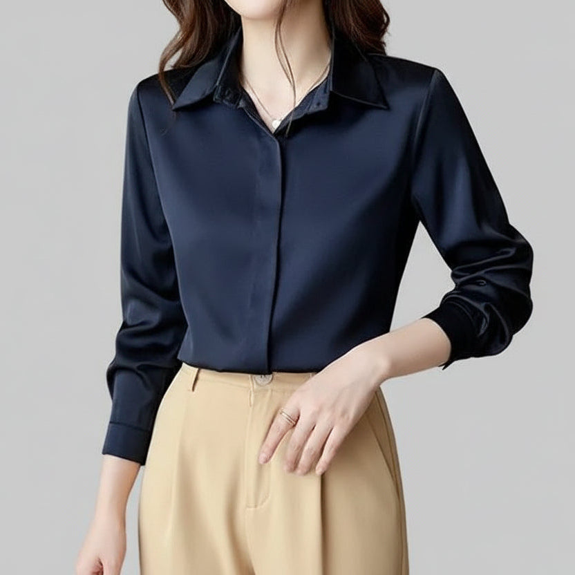 EVELYN – LONG & SHORT SLEEVE OFFICE SHIRT
