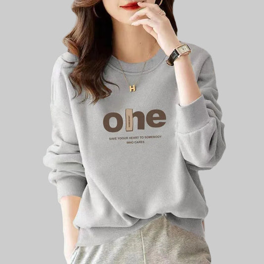 EMILIA – Fleece-Lined Cotton Sweatshirt