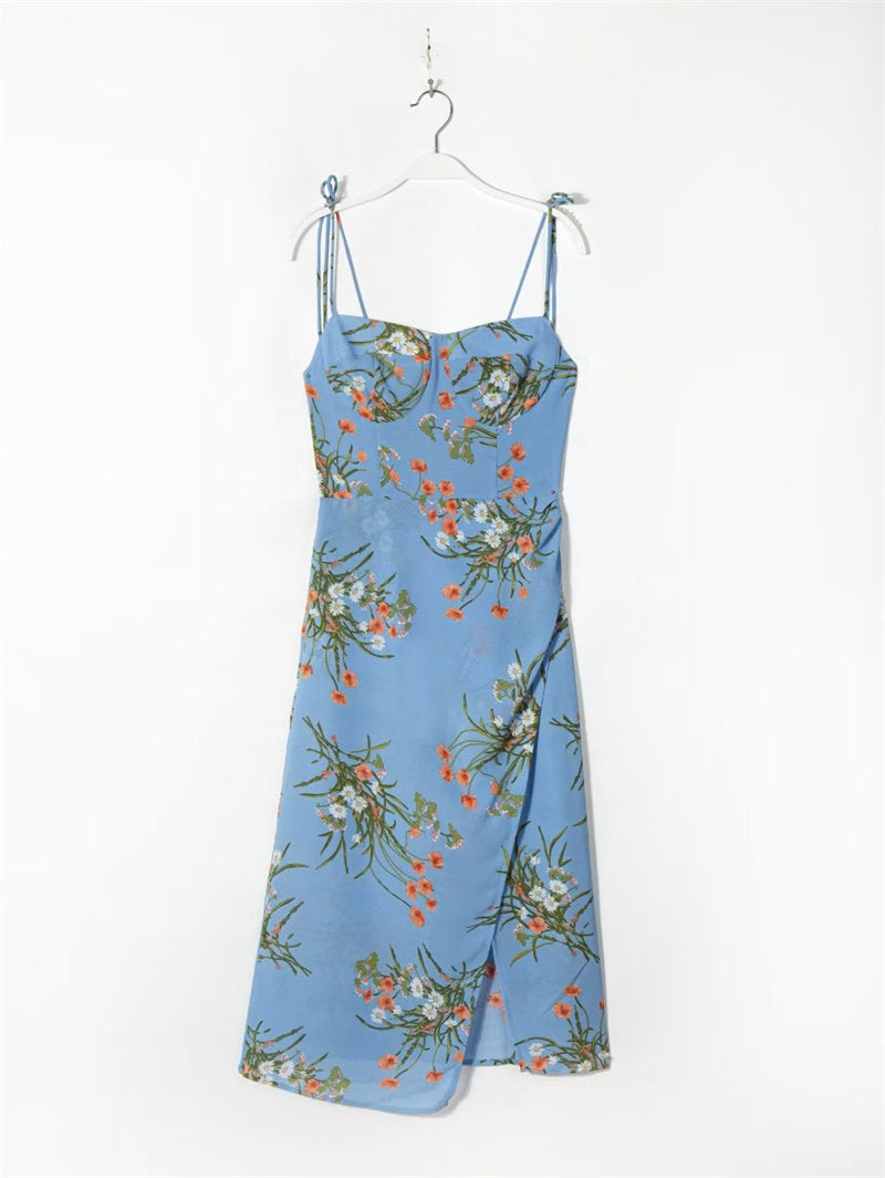 LIVIA – Floral A-Line Sleeveless Dress