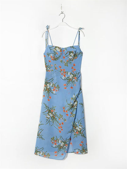LIVIA – Floral A-Line Sleeveless Dress