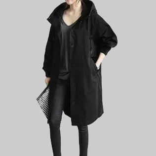 NADINE – MID-LENGTH COTTON TRENCH COAT