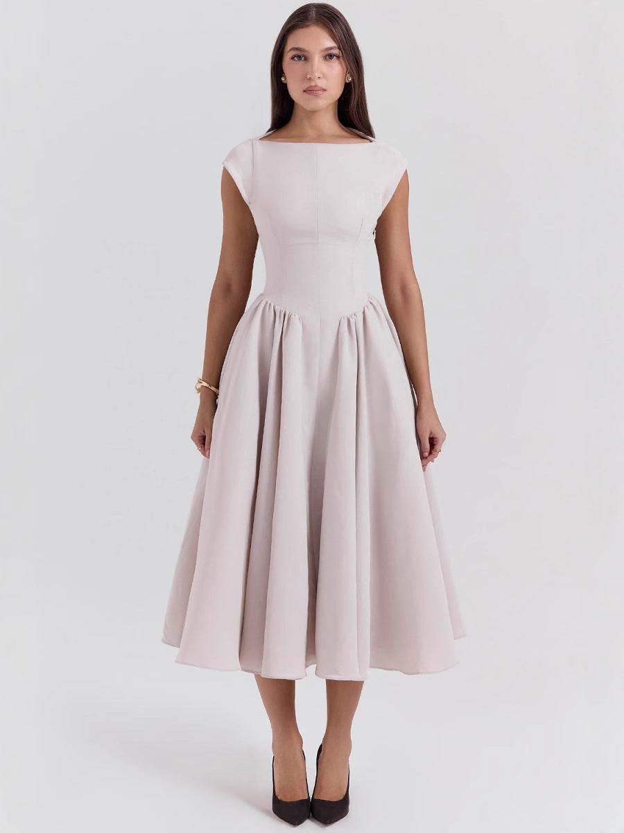 ISABELLE - BACKLESS ROUND DRESS