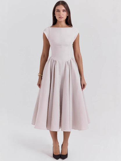 ISABELLE - BACKLESS ROUND DRESS