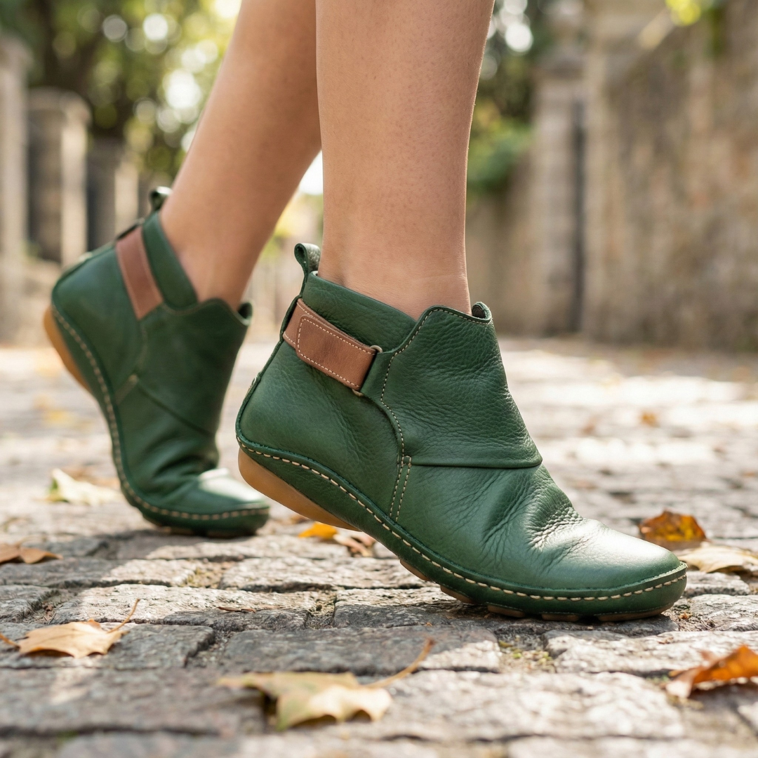 Bottines Molly Orthopédiques En Cuir