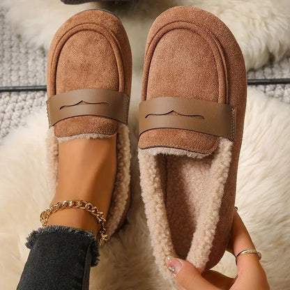 Mocassins d'hiver doublées de polaire