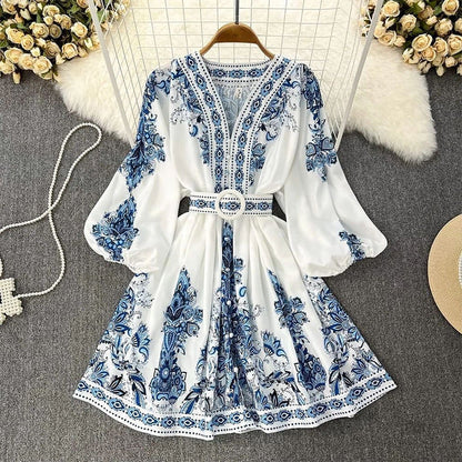 Mini Robe Joséphina Ajustée Brodée