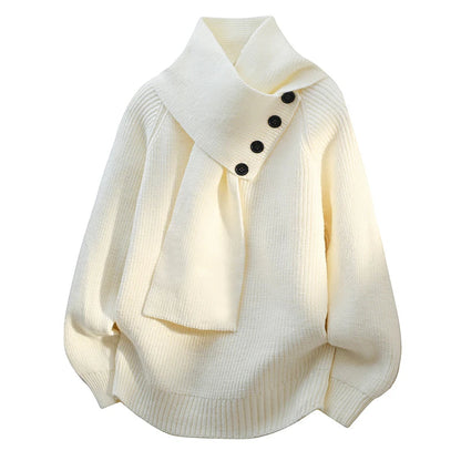 Pull Victoria À Col-Écharpe