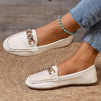 Mocassins Ricci En Cuir Pour Femmes
