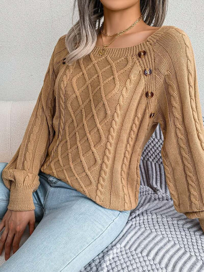 Pull Baritz En Maille Torsadée