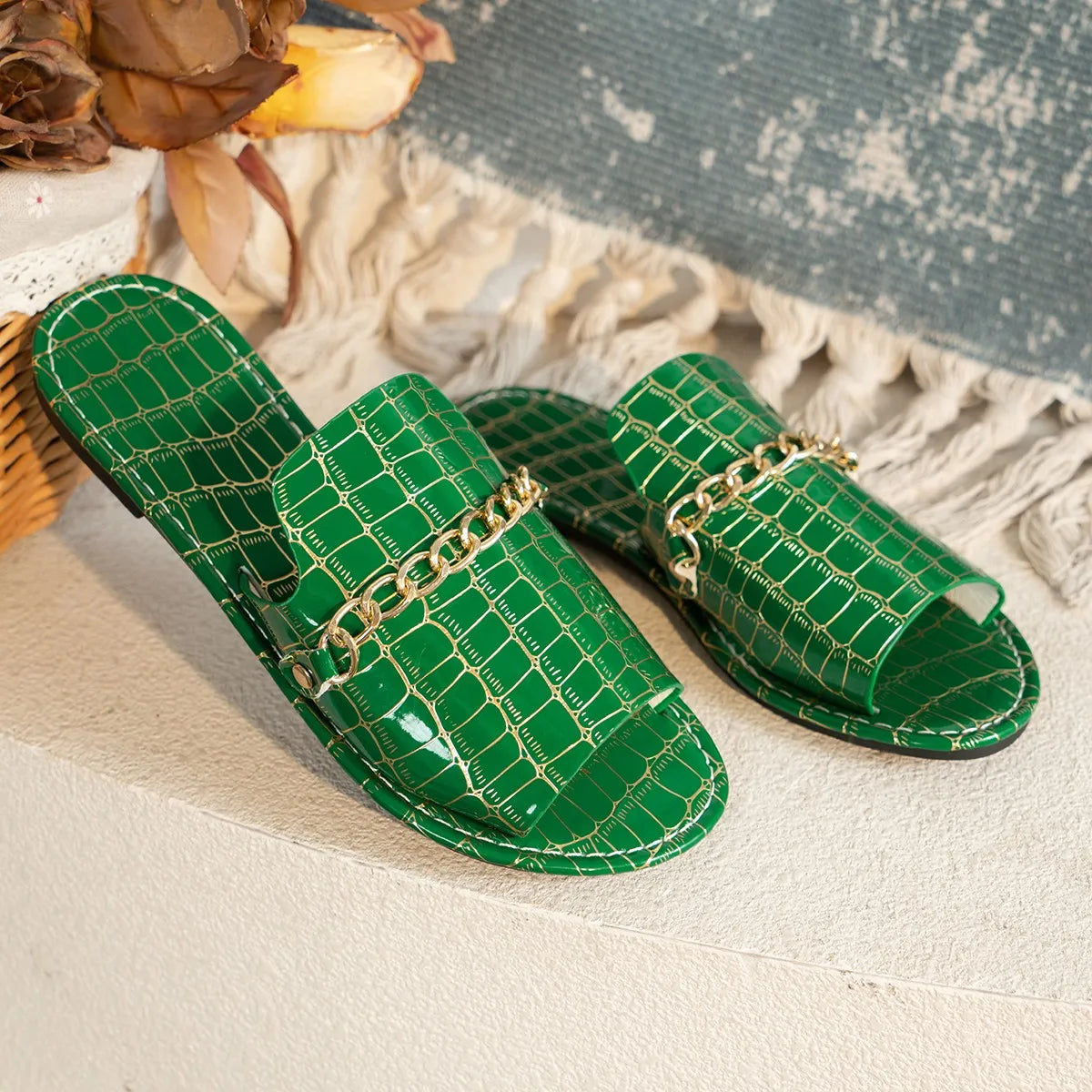 Sandales Lydia Chics Avec Chaîne