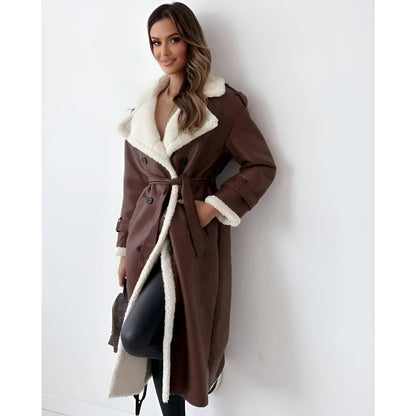 Manteau Irine Long En Fourrure