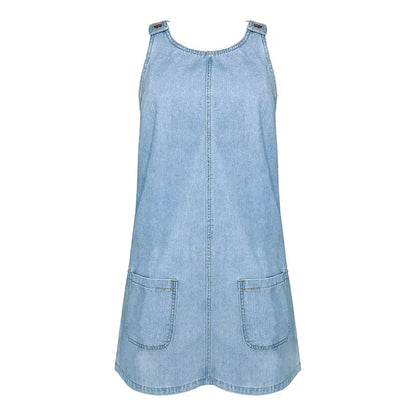 Robe En Jean Élégante & Décontractée