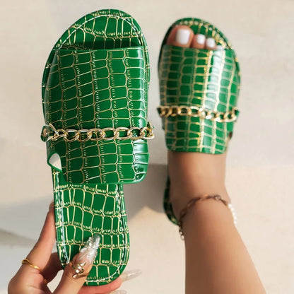 Sandales Lydia Chics Avec Chaîne