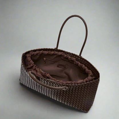 Sac À Main Danni En Cuir Tressé