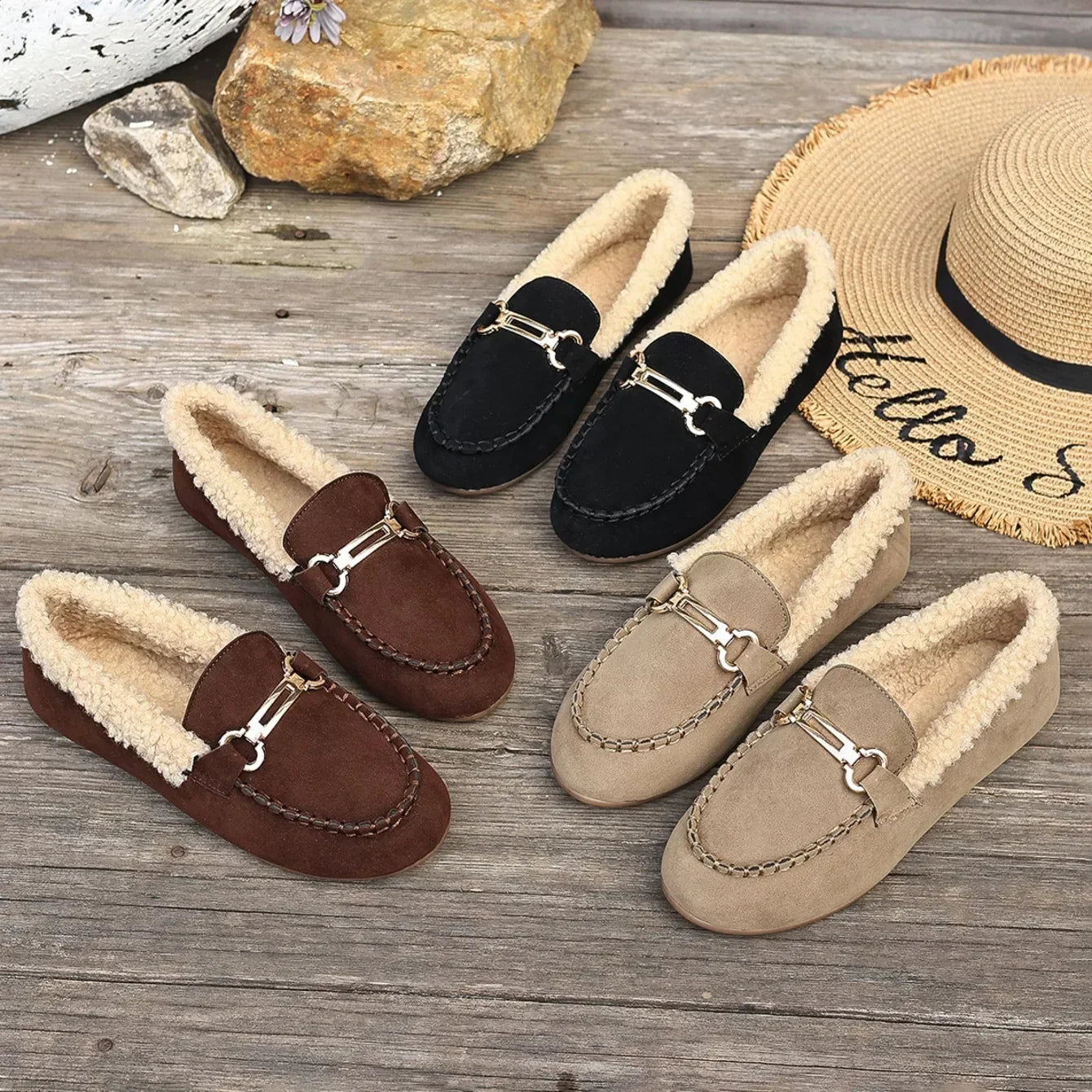 Mocassins Vessli Chauds & Confortables