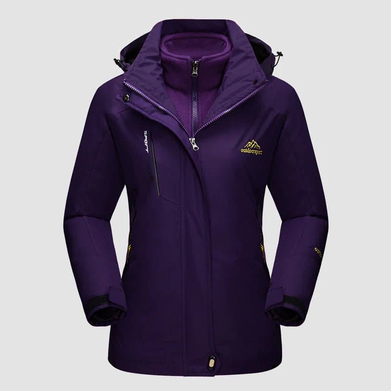 Manteau 3-en-1 Imperméable Avec Doublure En Polaire