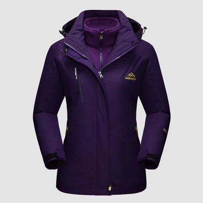 Manteau 3-en-1 Imperméable Avec Doublure En Polaire