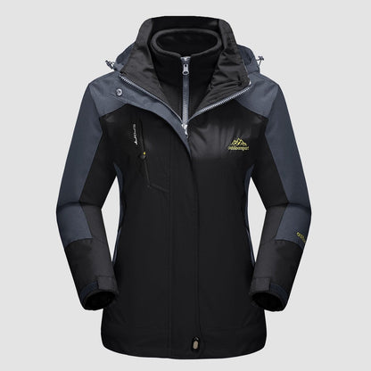 Manteau 3-en-1 Imperméable Avec Doublure En Polaire