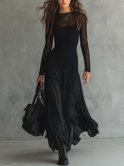 Robe Longue En Tulle Au Charme Éthéré