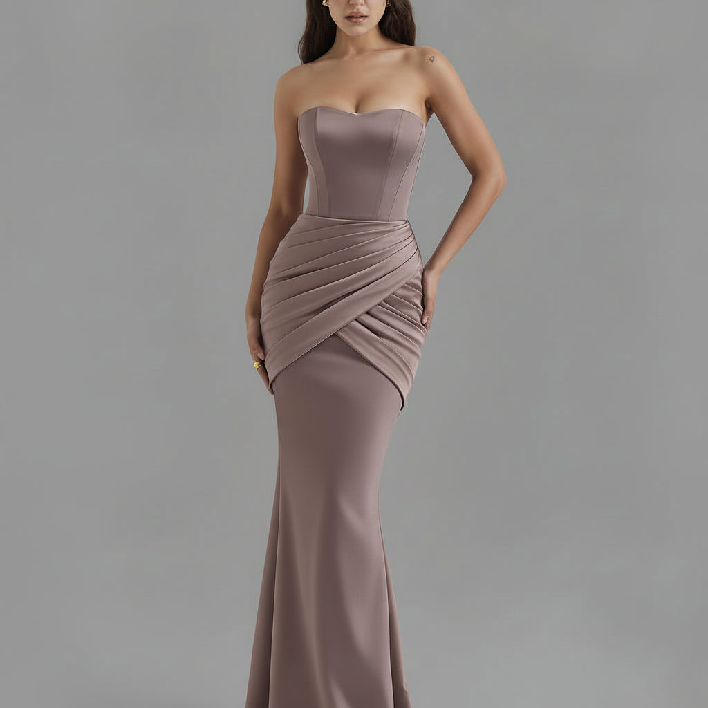 NOÉMIE – STRAPLESS MERMAID DRESS