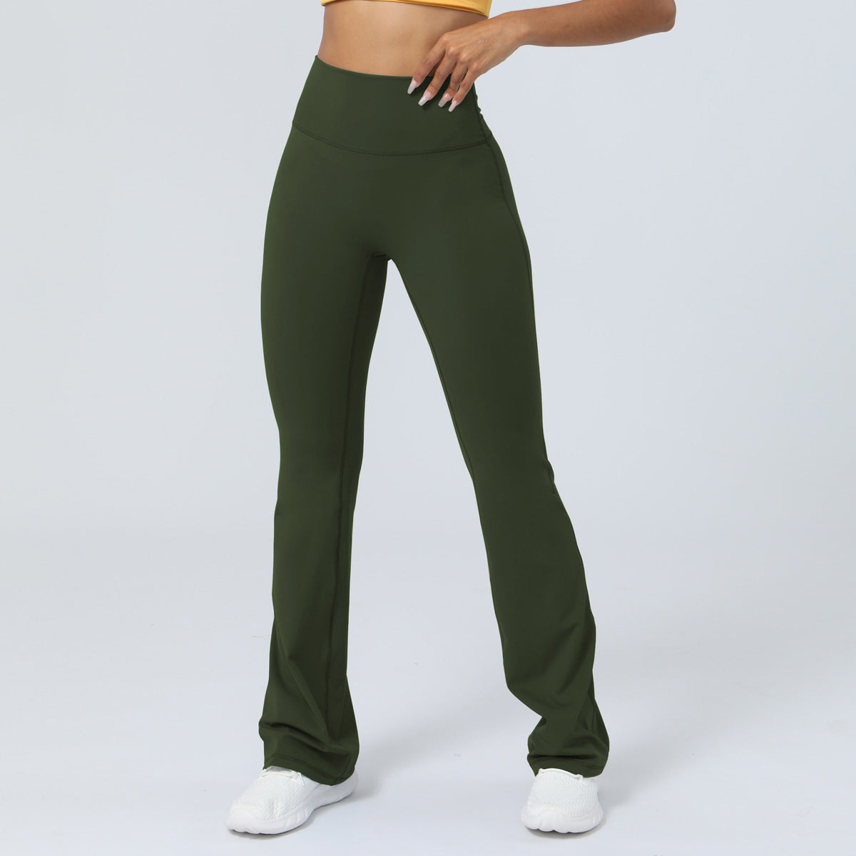 ELARA – High Waist Yoga Flare Leggings for Dance and Fitness