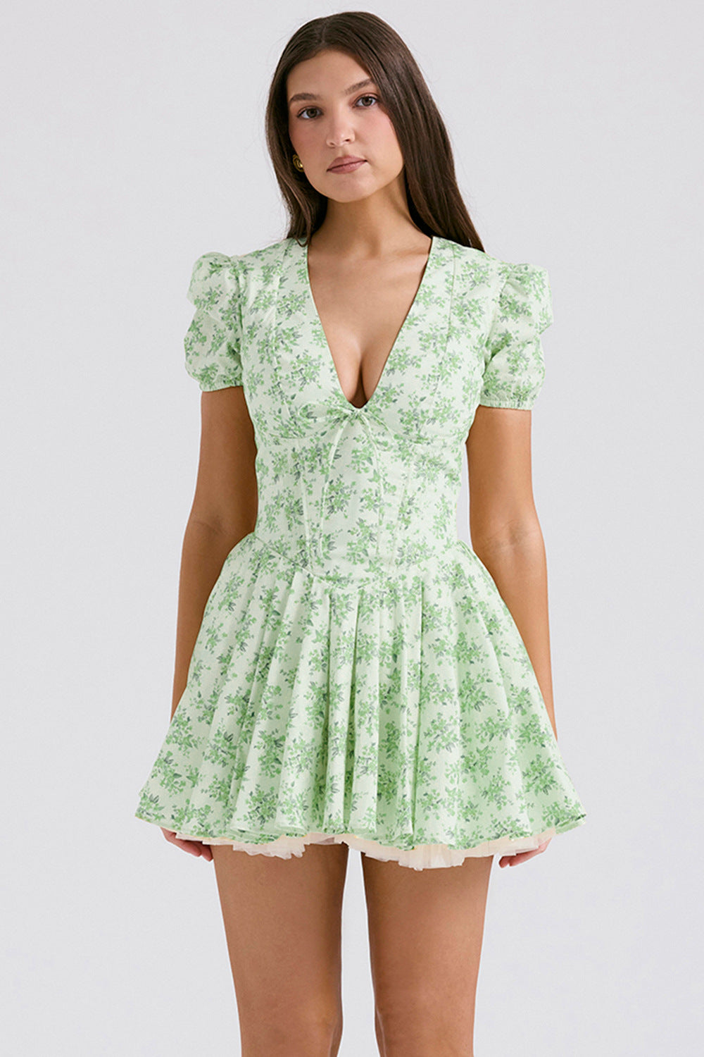 CLÉMENCE – SWEET PUFF SLEEVE DRESS