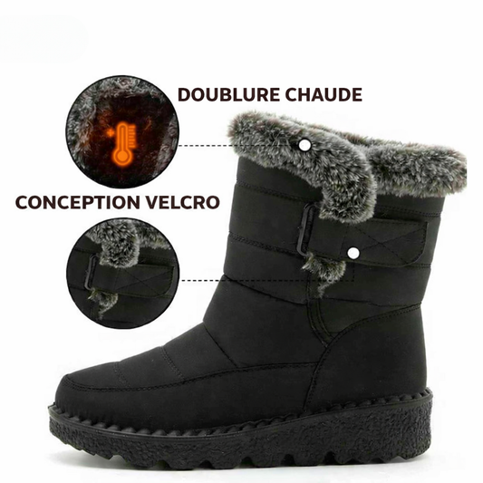 Bottines d'hiver - Doublées En Polaire, Antidérapantes & Imperméables