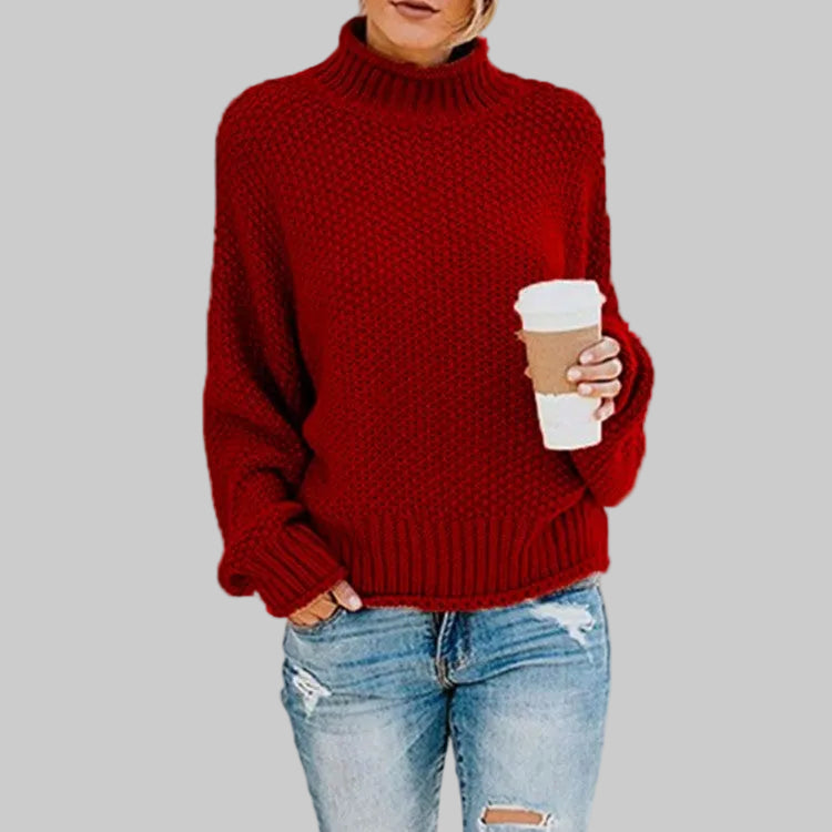 CELINA – TURTLENECK KNIT SWEATER