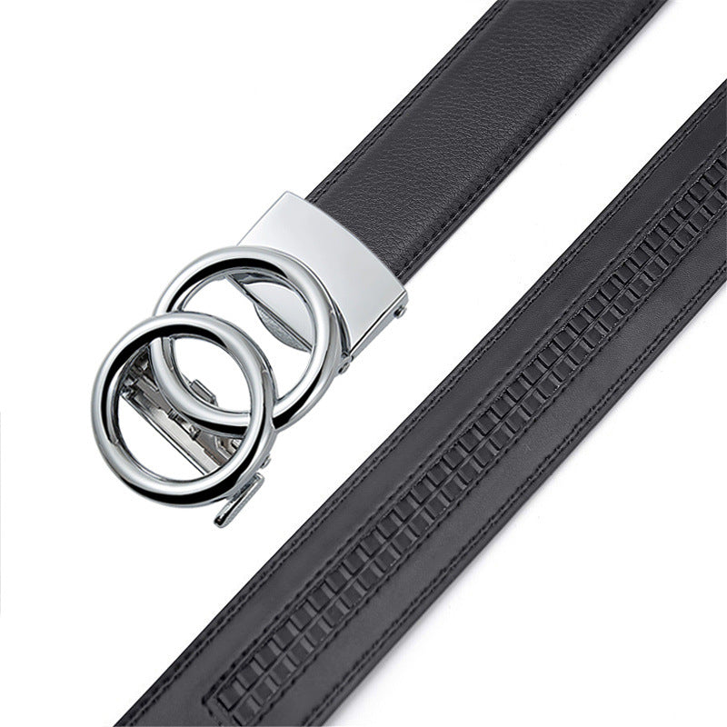 Double Buckle Genuine Leather Belts