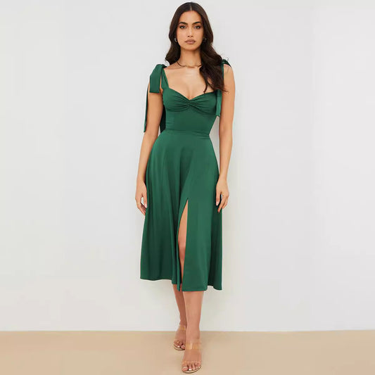 LOUISE – BACKLESS IRREGULAR DRESS